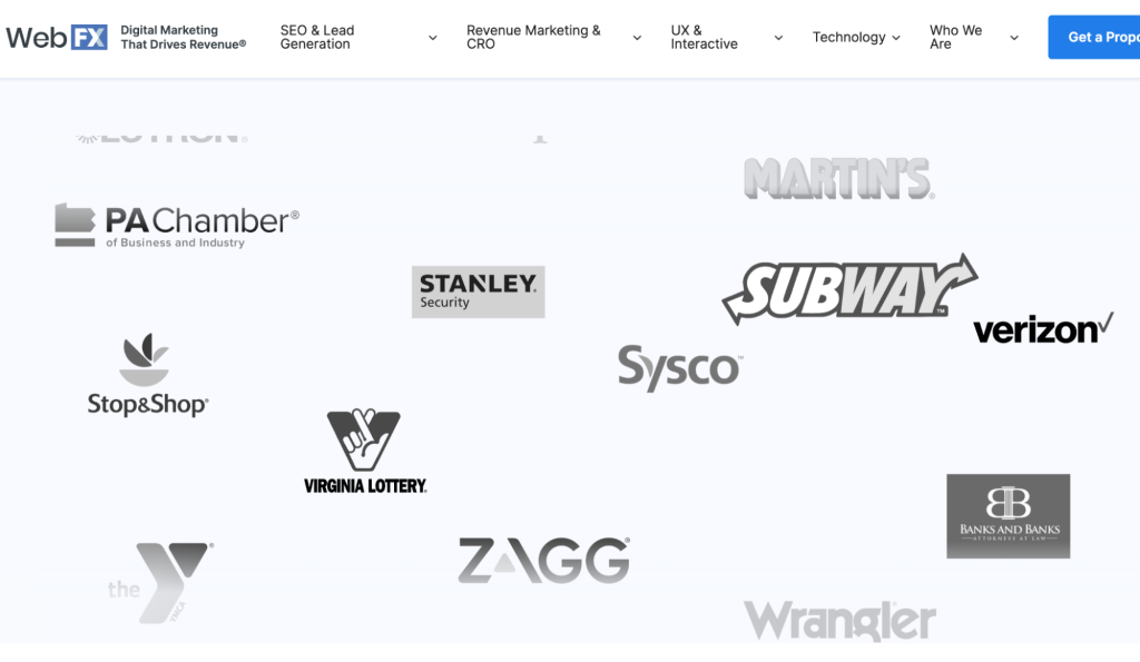 highlighting the brands that use its software on its customer stories page