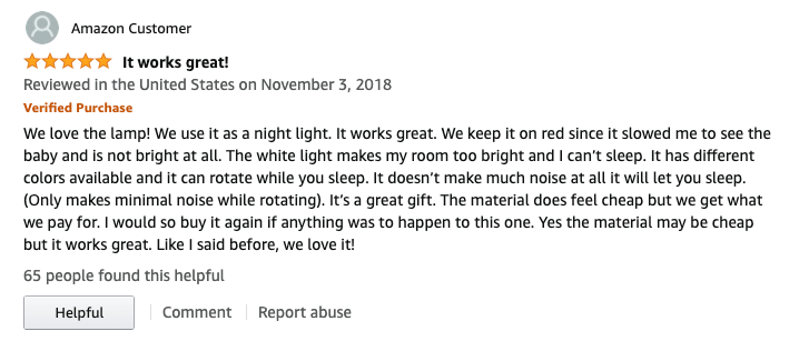 Amazon reviews