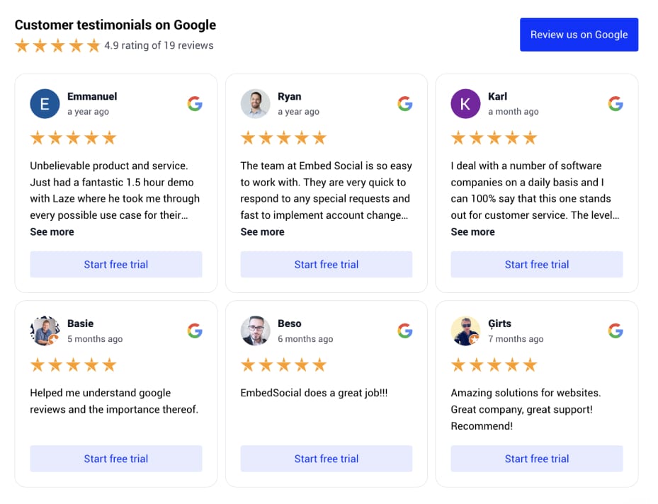 Google Reviews