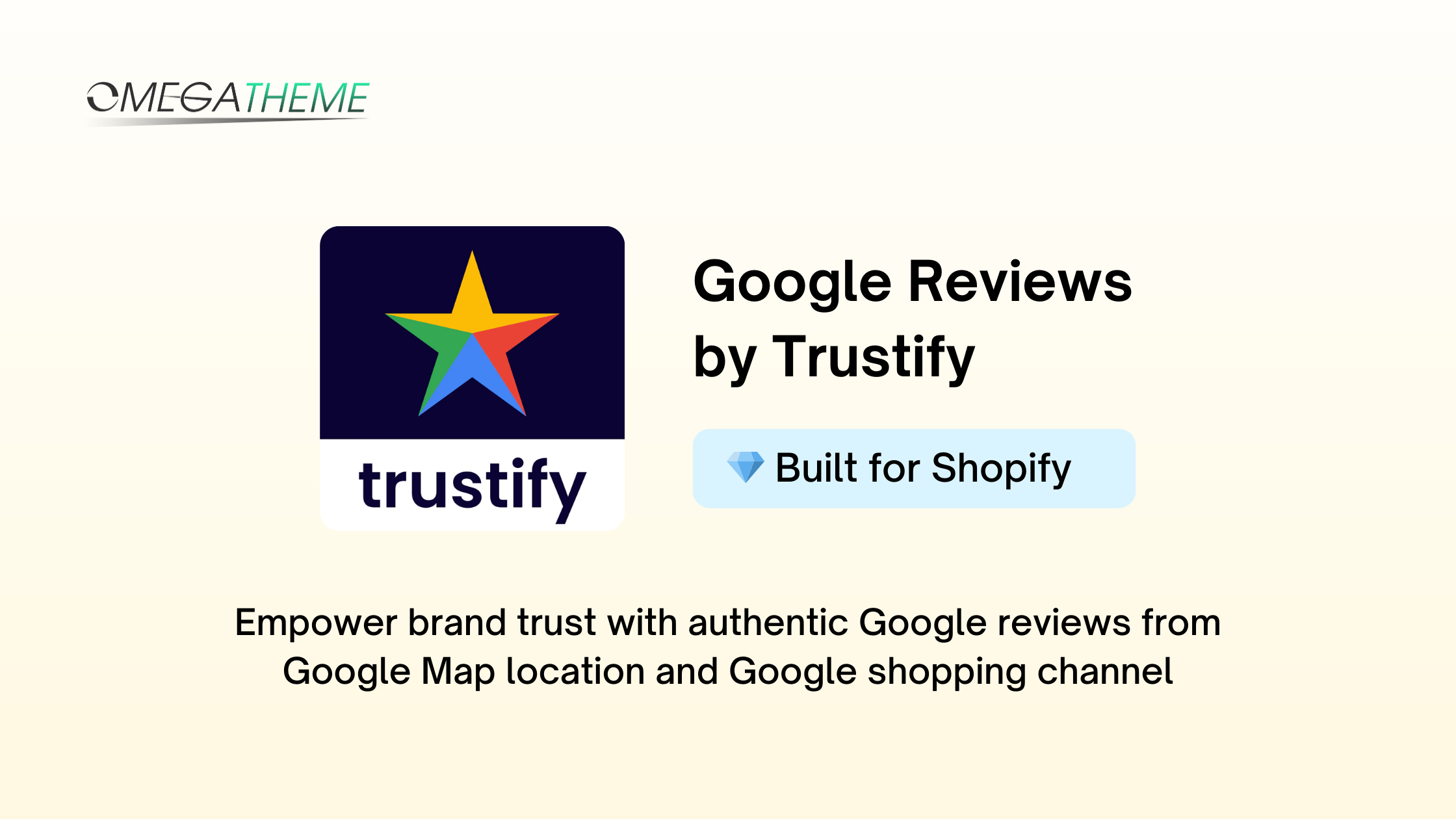 Google Reviews by Trustify Built for Shopify