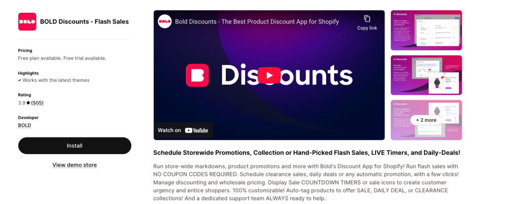 Bold Discounts (Best for Seasonal Sales)
