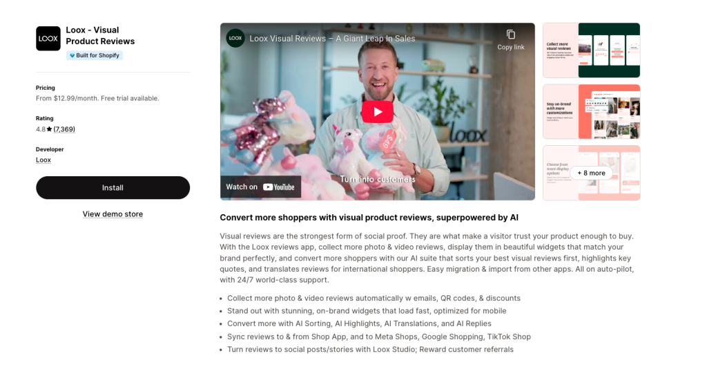 Loox – Photo Reviews