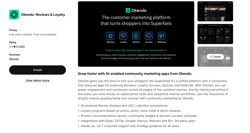 Okendo: Product Reviews & UGC