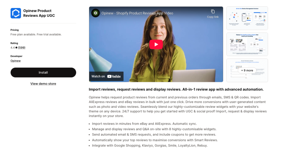 Opinew Product Reviews