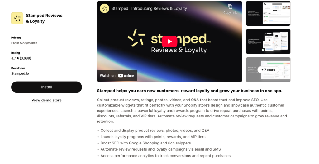Stamped Product Reviews & Loyalty Yotpo Alternatives